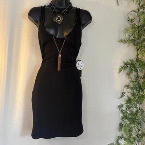 Moa Moa Black Backless Dress